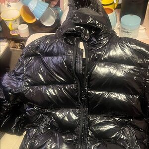 Moncler Glossy Black Outerwear